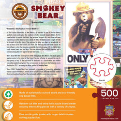 Smokey Bear National Parks 500 Piece Jigsaw Puzzle (ONLINE ORDER ONLY)