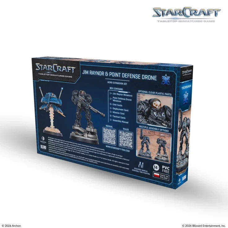 StarCraft The Miniatures Game: Terran: Jim Raynor Hero Expansion Set (ONLINE ORDER ONLY)