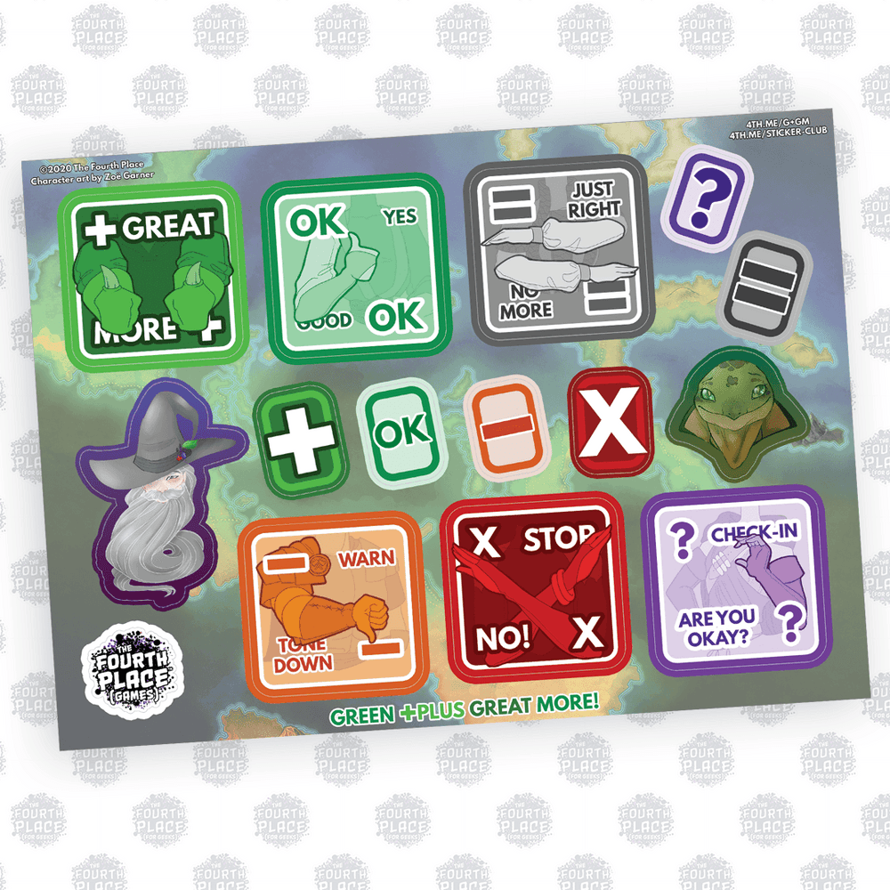 G+GM! Companion Stickers (ONLINE ORDER ONLY)