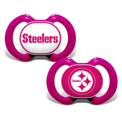 Pittsburgh Steelers - Pink Pacifier 2-Pack (ONLINE ORDER ONLY)
