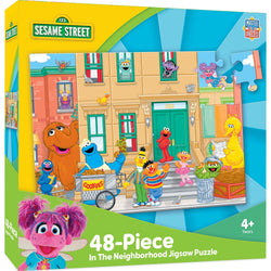 Sesame Street - In the Neighborhood 48 Piece Jigsaw Puzzle (ONLINE ORDER ONLY)