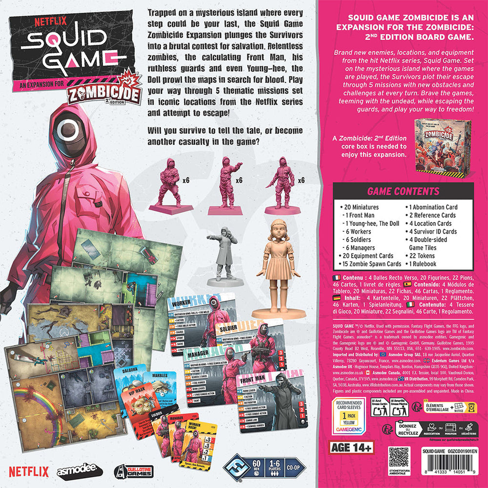 Zombicide 2E: Squid Game Expansion (ONLINE ORDER ONLY)