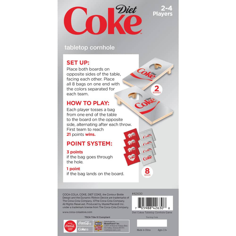 Diet Coke Tabletop Cornhole Game (ONLINE ORDER ONLY)