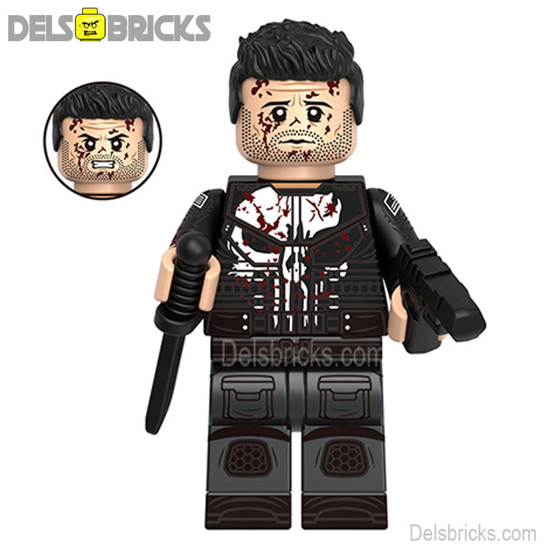 The Punisher Frank Castle from Daredevil Best Lego Minifigures Custom Toys (ONLINE ORDER ONLY)