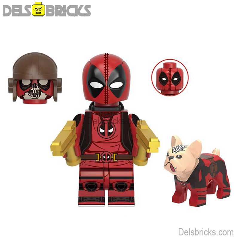 Kidpool & Dogpool from Deadpool & Wolverine Movie Lego Minifigures Custom Toys (ONLINE ORDER ONLY)