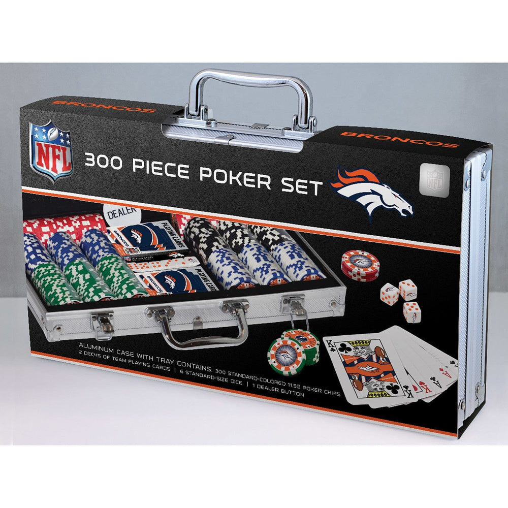 Denver Broncos 300 Piece Poker Set (ONLINE ORDER ONLY)