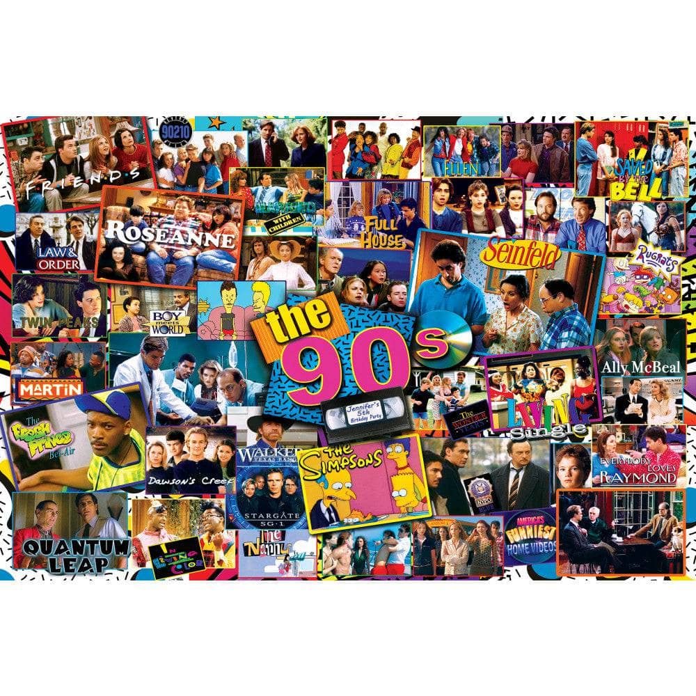 Signature Collection - 90's TV Time 5000 Piece Jigsaw Puzzle (ONLINE ORDER ONLY)