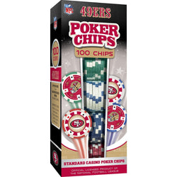 San Francisco 49ers 100 Piece Poker Chips (ONLINE ORDER ONLY)
