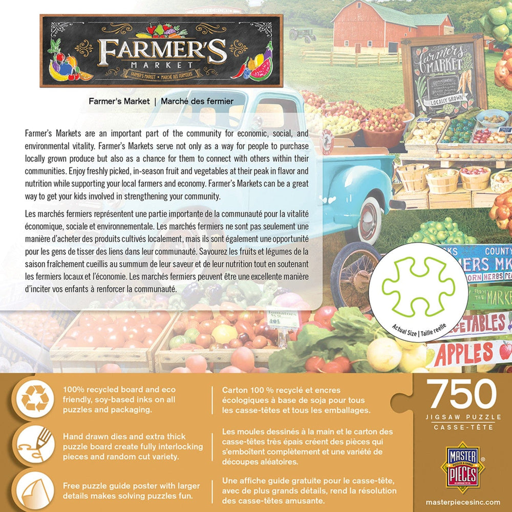 Farmer's Market - Locally Grown 750 Piece Jigsaw Puzzle (ONLINE ORDER ONLY)