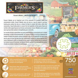 Farmer's Market - Locally Grown 750 Piece Jigsaw Puzzle (ONLINE ORDER ONLY)