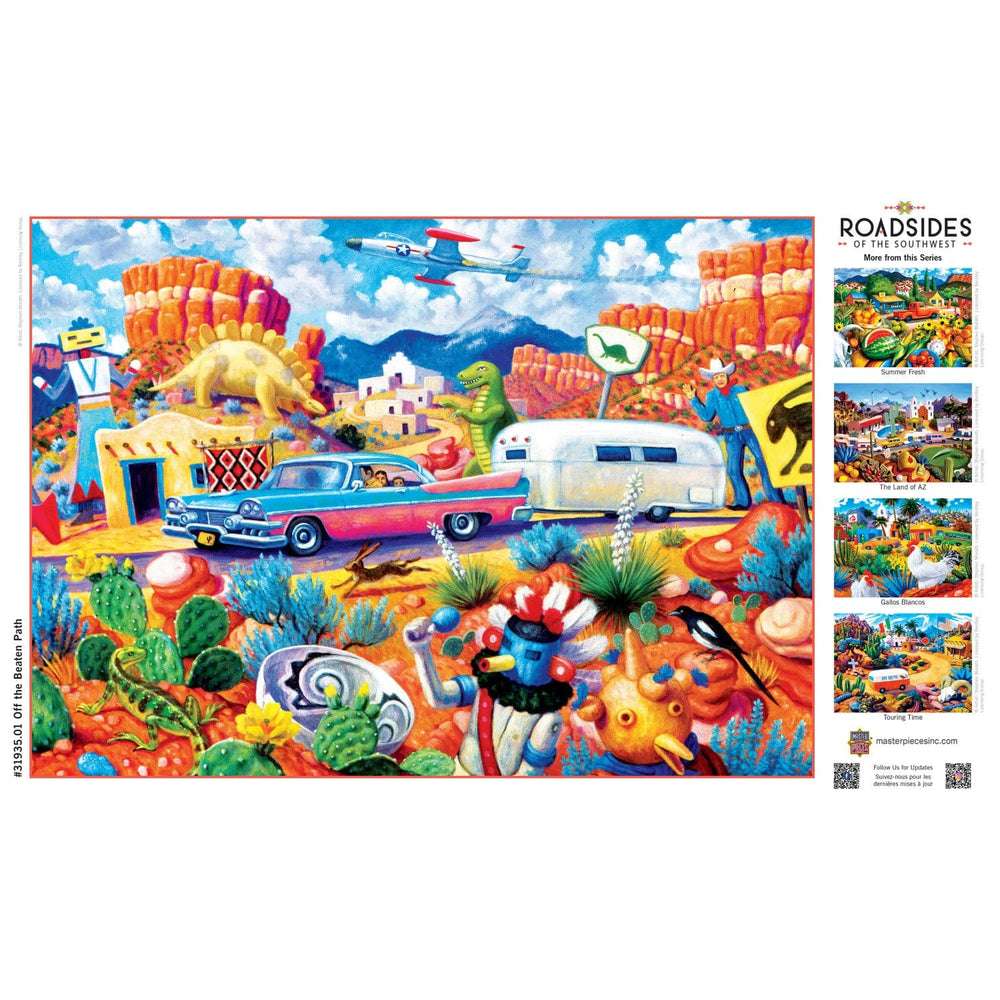 Roadsides of the Southwest - Off the Beaten Path 500 Piece Jigsaw Puzzle (ONLINE ORDER ONLY)