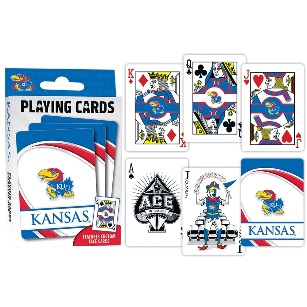 Kansas Jayhawks Playing Cards - 54 Card Deck (ONLINE ORDER ONLY)