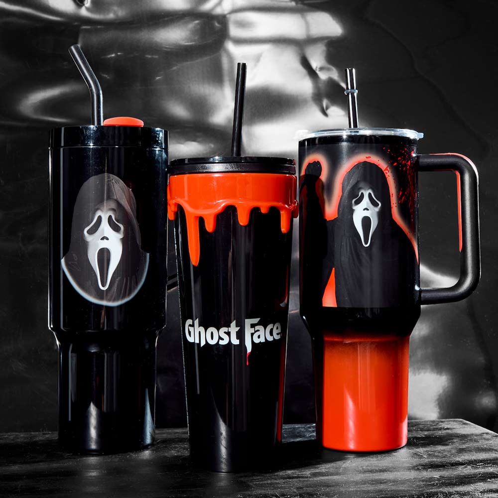 Scream Ghost Face 40oz Bloodstain Stainless Steel Tumbler (Online Order Only)