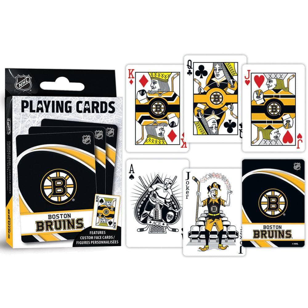 Boston Bruins Playing Cards - 54 Card Deck (ONLINE ORDER ONLY)