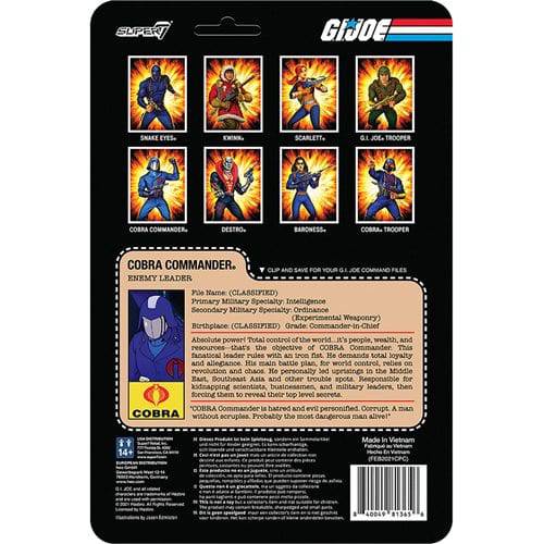 Super7 G.I. Joe 3 3/4-Inch ReAction Figure - Select Figure(s) (Online Order Only)