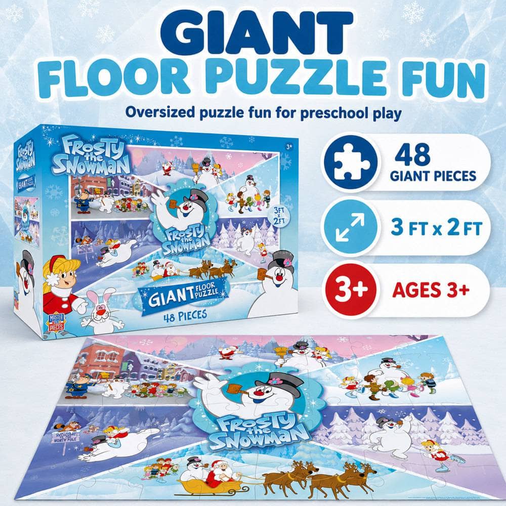 Frosty the Snowman 48 Piece Floor Jigsaw Puzzle