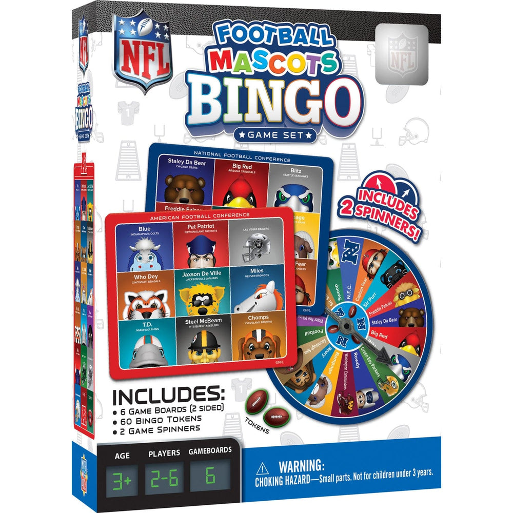 NFL Mascots Bingo Game