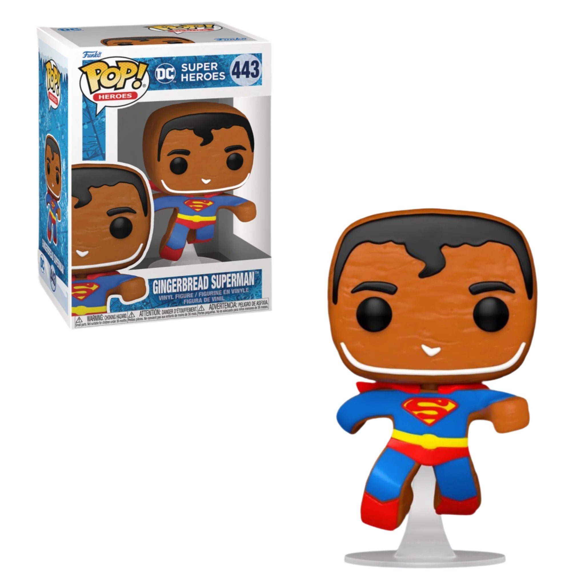 DC Comics Gingerbread Superman #443 Holiday Funko Pop! (Online Order Only)