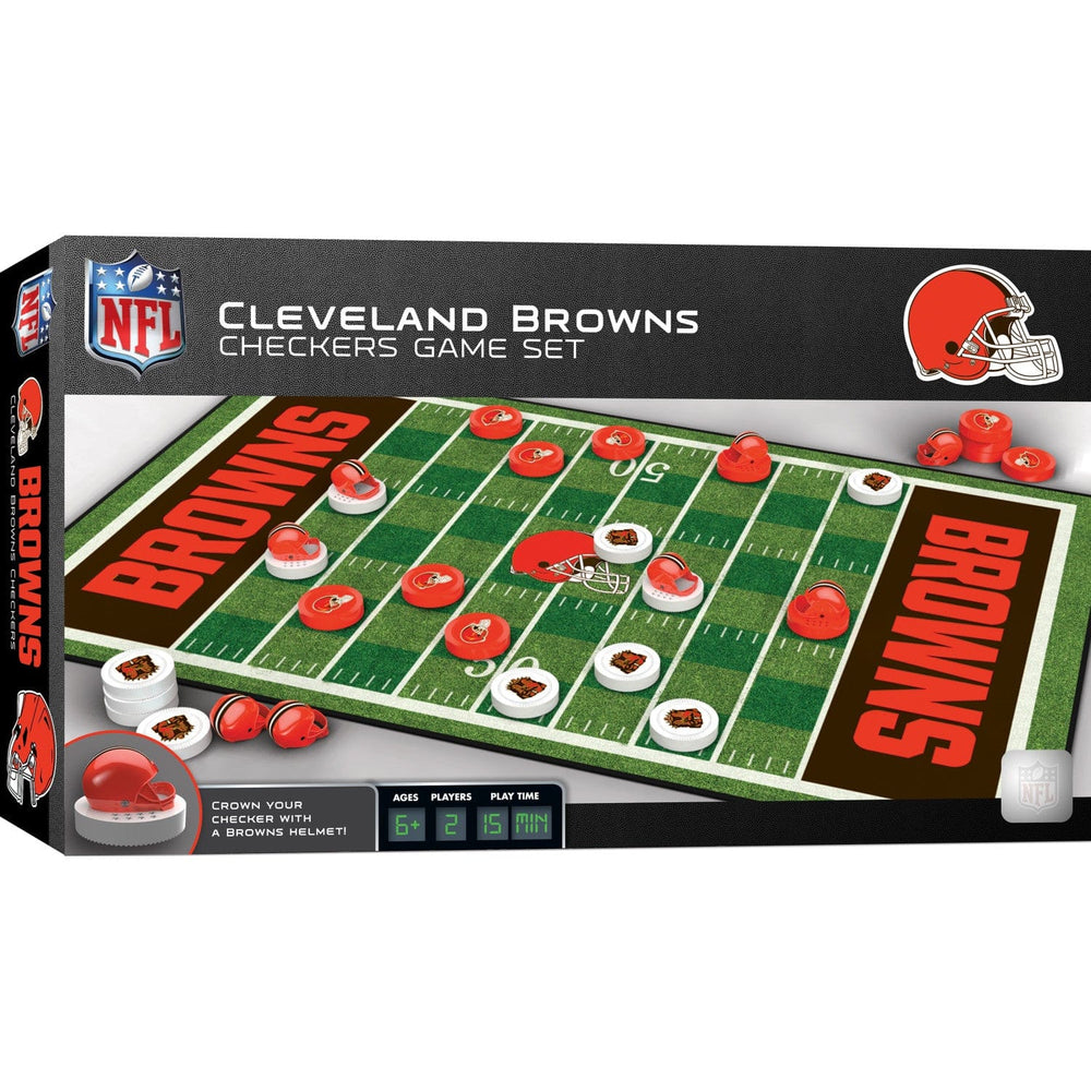 Cleveland Browns Checkers Board Game (ONLINE ORDER ONLY)