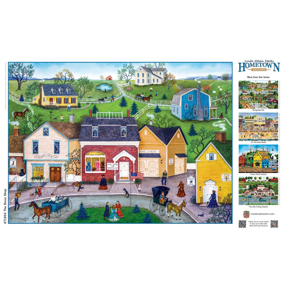 Hometown Gallery - The Dress Shop 1000 Piece Jigsaw Puzzle (ONLINE ORDER ONLY)