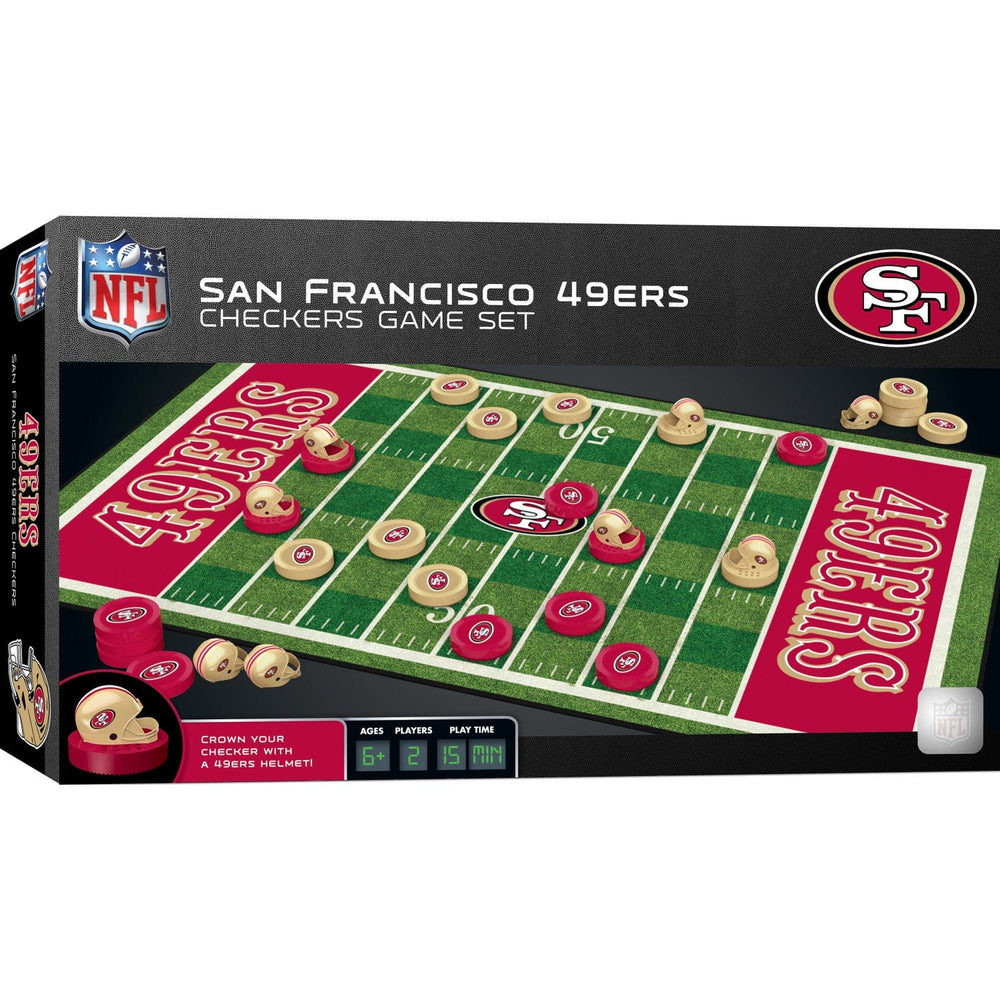 San Francisco 49ers Checkers Board Game (ONLINE ORDER ONLY)