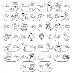 Sesame Street - Alphabet Matching Jigsaw Puzzles (ONLINE ORDER ONLY)