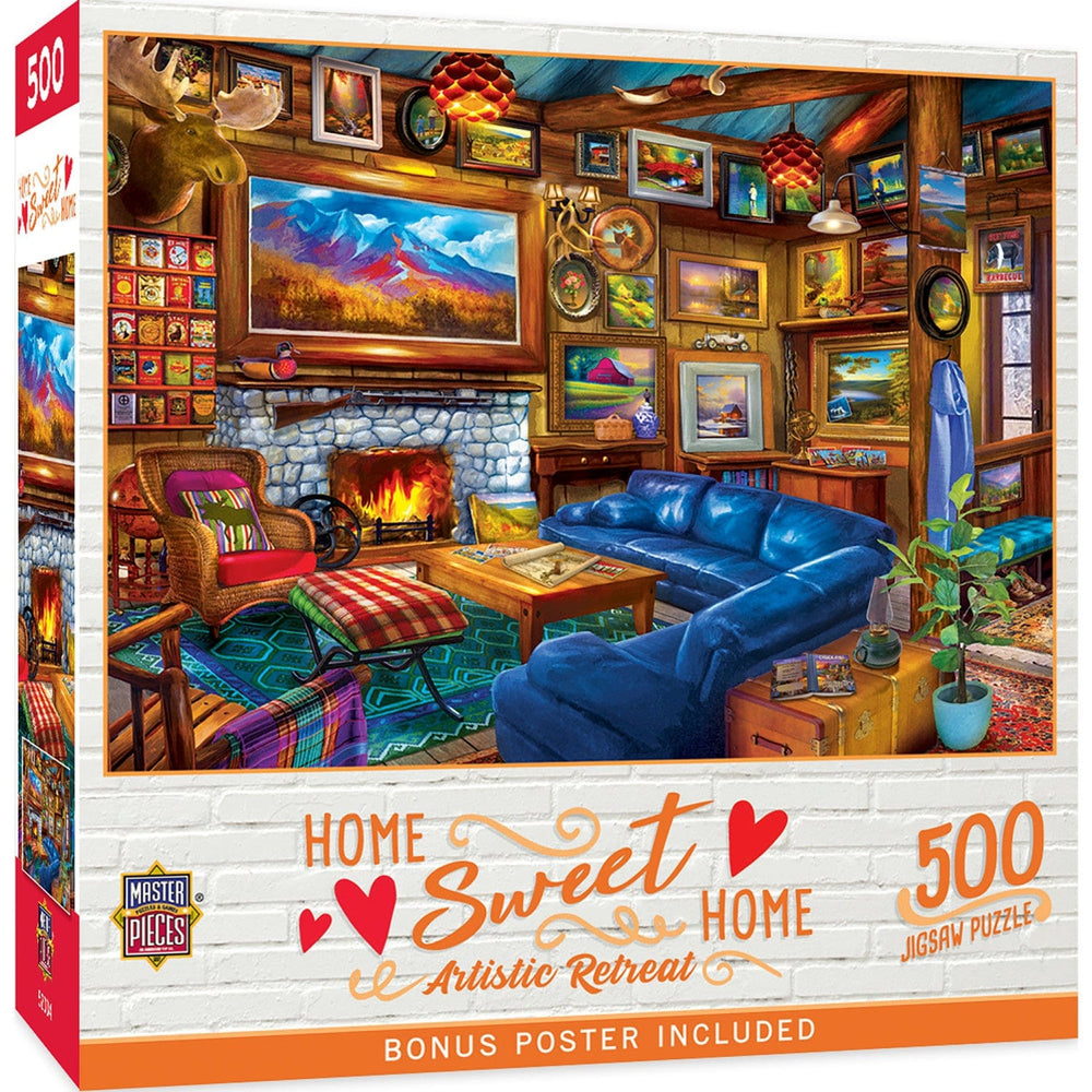 Home Sweet Home - Artistic Retreat 500 Piece Jigsaw Puzzle (ONLINE ORDER ONLY)
