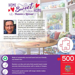 Home Sweet Home - Puzzler's Retreat 500 Piece Jigsaw Puzzle