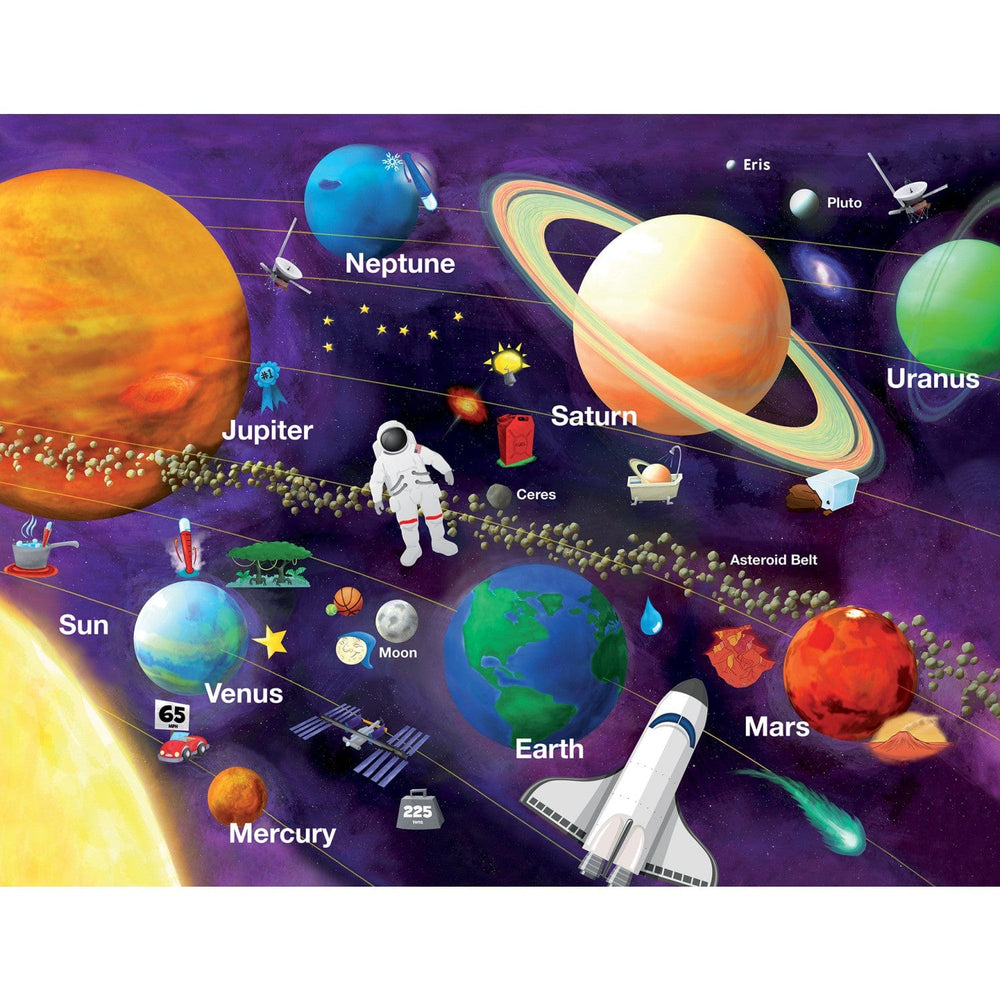 Glow in the Dark - Solar System 60 Piece Jigsaw Puzzle (ONLINE ORDER ONLY)