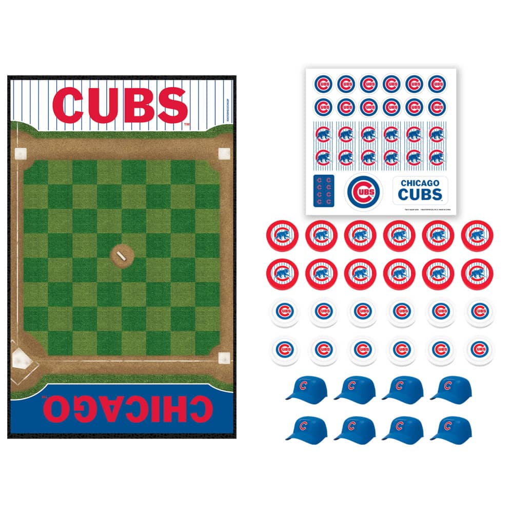 Chicago Cubs Checkers Board Game