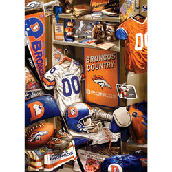 Denver Broncos - Locker Room 500 Piece Jigsaw Puzzle (ONLINE ORDER ONLY)