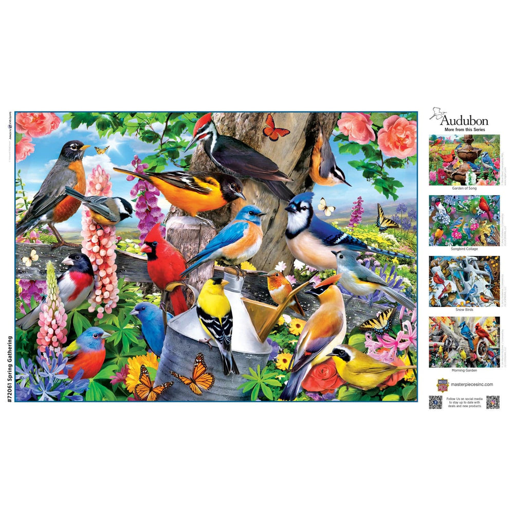 Audubon - Spring Gathering 1000 Piece Jigsaw Puzzle (ONLINE ORDER ONLY)