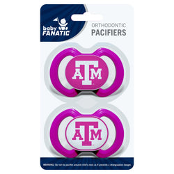 Texas A&M Aggies - Pink Pacifier 2-Pack (ONLINE ORDER ONLY)
