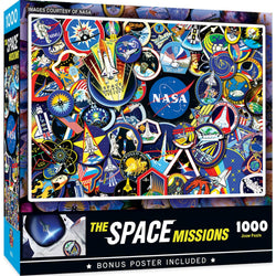 The Space Missions - 1000 Piece Jigsaw Puzzle (ONLINE ORDER ONLY)
