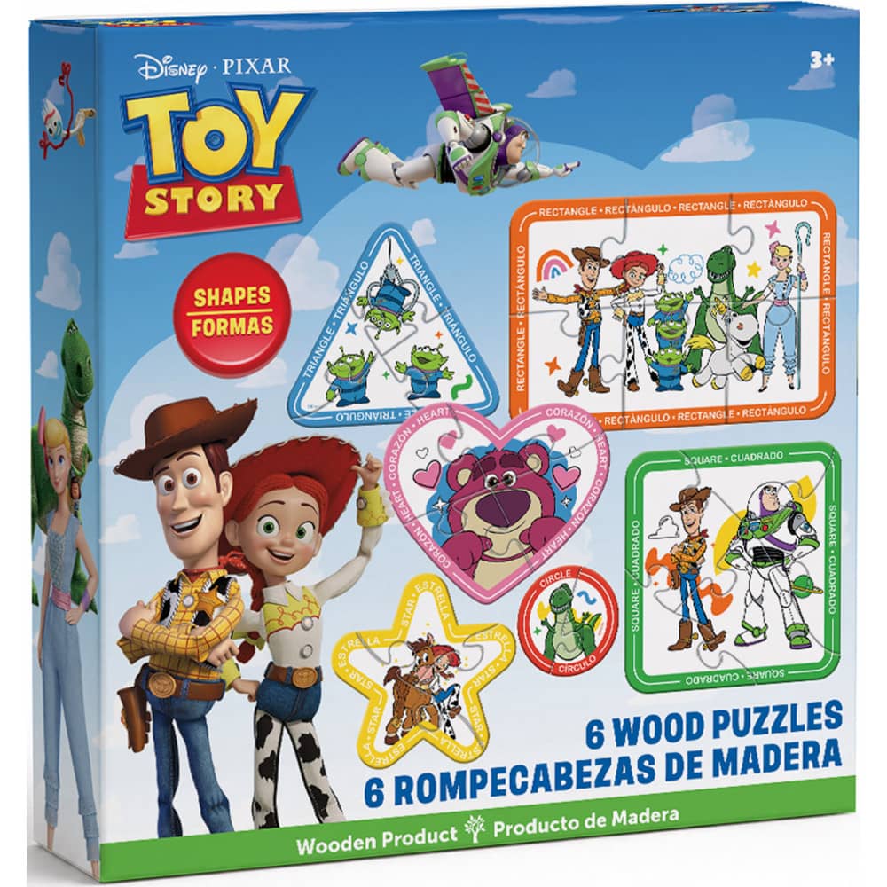 Disney - Toy Story 6-Pack Wood Shaped Puzzles (ONLINE ORDER ONLY)
