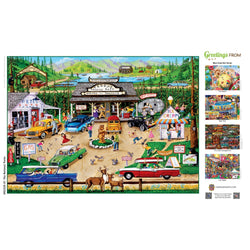 Greetings From The National Parks - 500 Piece Jigsaw Puzzle (ONLINE ORDER ONLY)