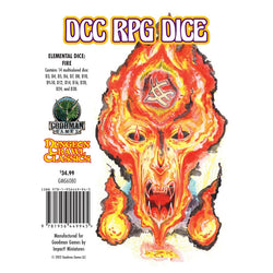 Dungeon Crawl Classics Dice: Elemental Dice - Fire (ONLINE ORDER ONLY)