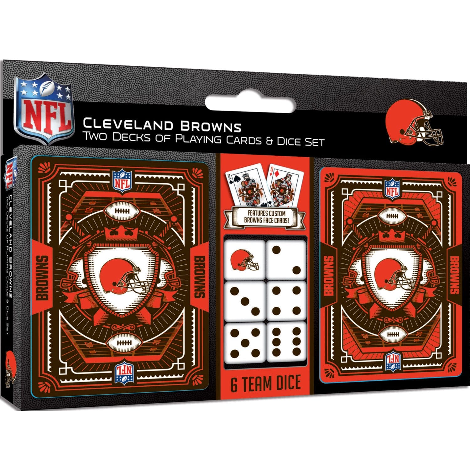 Cleveland Browns - 2-Pack Playing Cards & Dice Set (ONLINE ORDER ONLY)