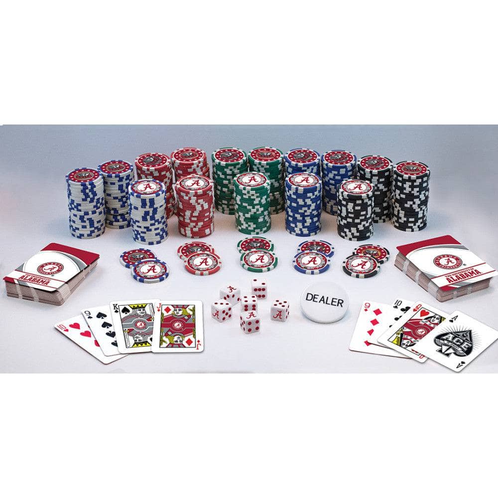 Alabama Crimson Tide 300 Piece Poker Set (ONLINE ORDER ONLY)