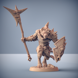 3D Printed Artisan Guild Modular Bonegnasher Gnolls Bonegnasher Gnolls 28mm 32mm (Online Only)