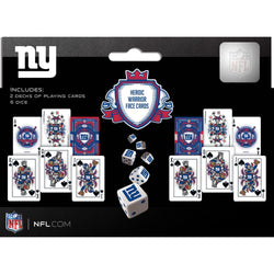New York Giants - 2-Pack Playing Cards & Dice Set (ONLINE ORDER ONLY)