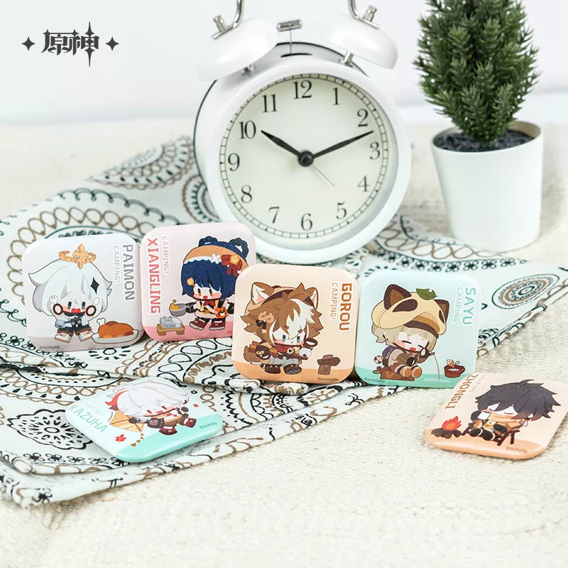 Go Camping Series Square Badge (ONLINE ORDER ONLY)