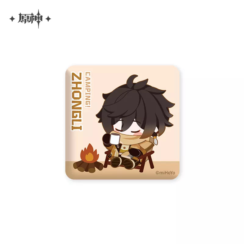 Go Camping Series Square Badge (ONLINE ORDER ONLY)