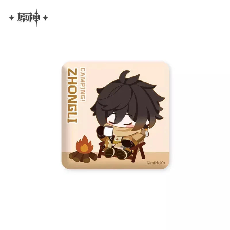 Genshin Impact Go Camping Series Square Badge