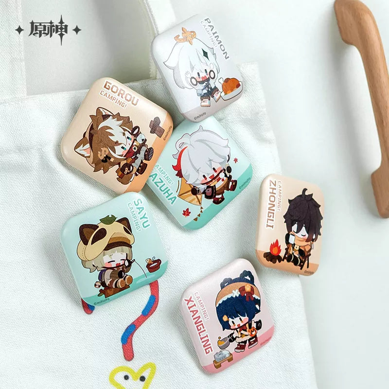 Go Camping Series Square Badge (ONLINE ORDER ONLY)