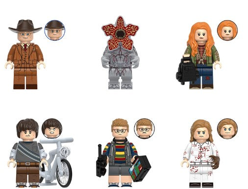 Stranger Things set of 6 (ONLINE ORDER ONLY)