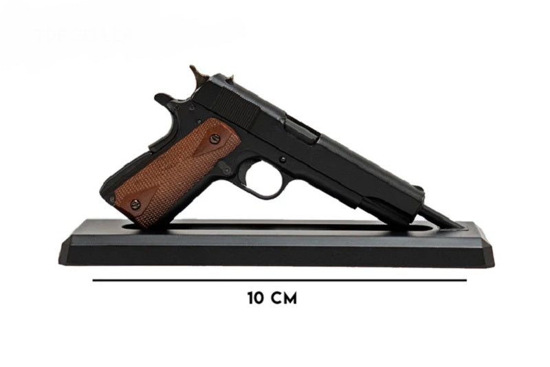 GoatGuns Die Cast 1/2.5 Scale 1911 Model Hand Gun, Black 1911-BLACK (ONLINE ORDER ONLY)