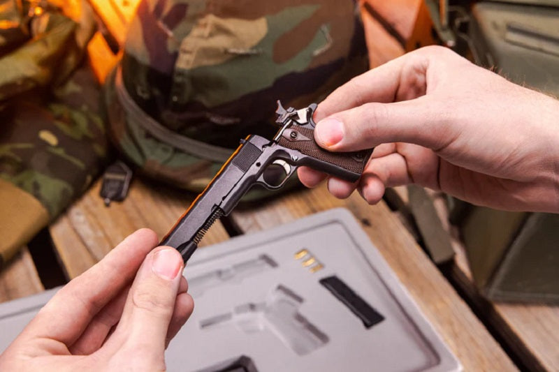 GoatGuns Die Cast 1/2.5 Scale 1911 Model Hand Gun, Black 1911-BLACK (ONLINE ORDER ONLY)