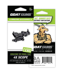 GoatGuns Die Cast Mini 4X Scope, Fits AR-15 and Bullpup Models 4X-SCOPE (ONLINE ORDER ONLY)