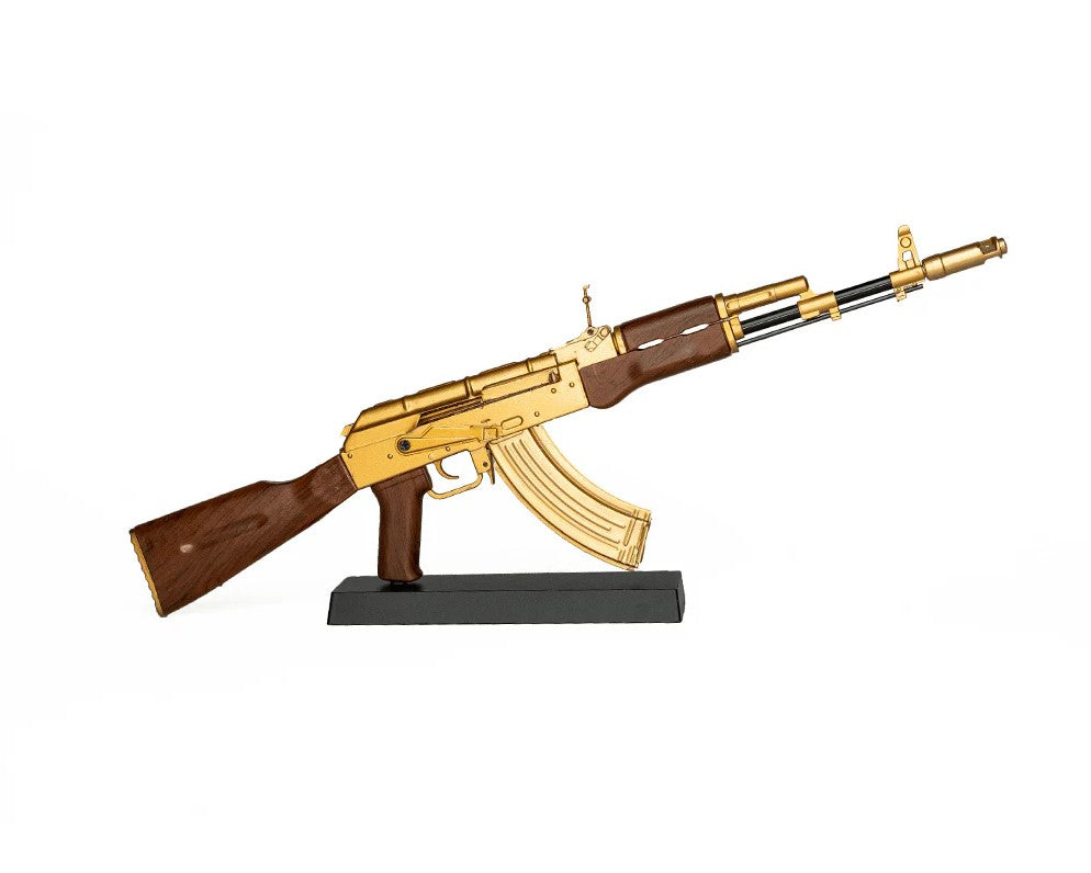 GoatGuns Die Cast 1/3 Scale AK47 Gold Riffle Model AK-GOLD (ONLINE ORDER ONLY)